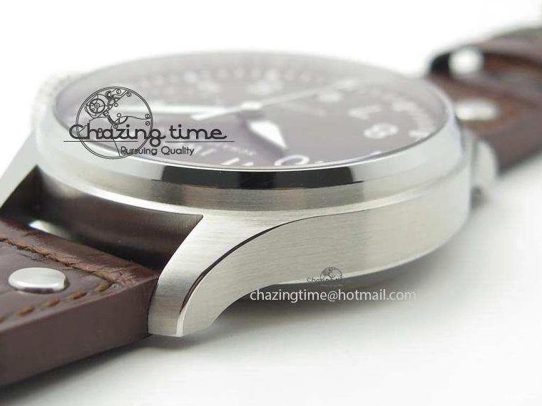 MIROTIME 0206 TechFriendly Big Pilot IW5009 Grey Dial ZF Edition Grey Dial On Brown Leather Strap A51111 (Fantasy Dial Color) 7326